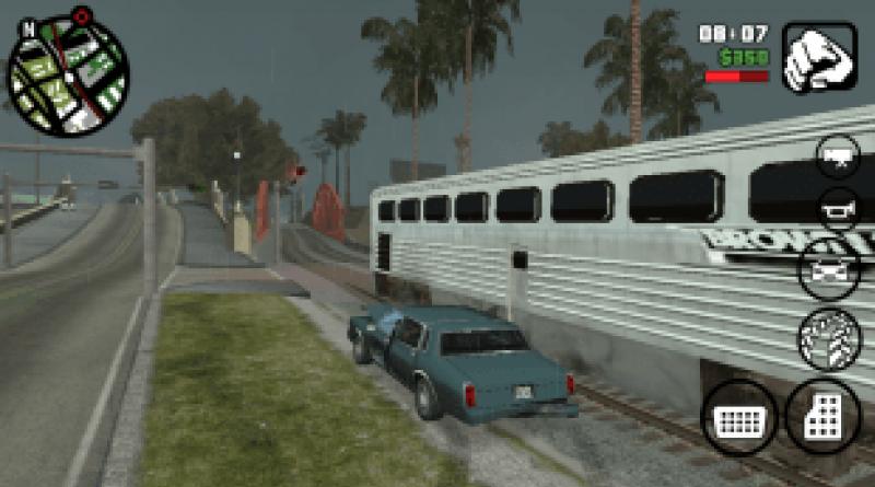 Grand Theft Auto: San Andreas - znana računalniška mojstrovina Igre za Android, kot je GTA