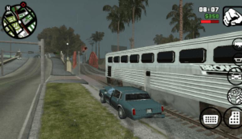 Grand Theft Auto: San Andreas - the famous computer masterpiece Games for Android like GTA